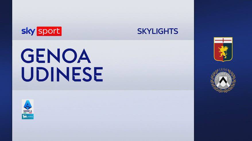 Genoa-Udinese 0-2: gol e highlights