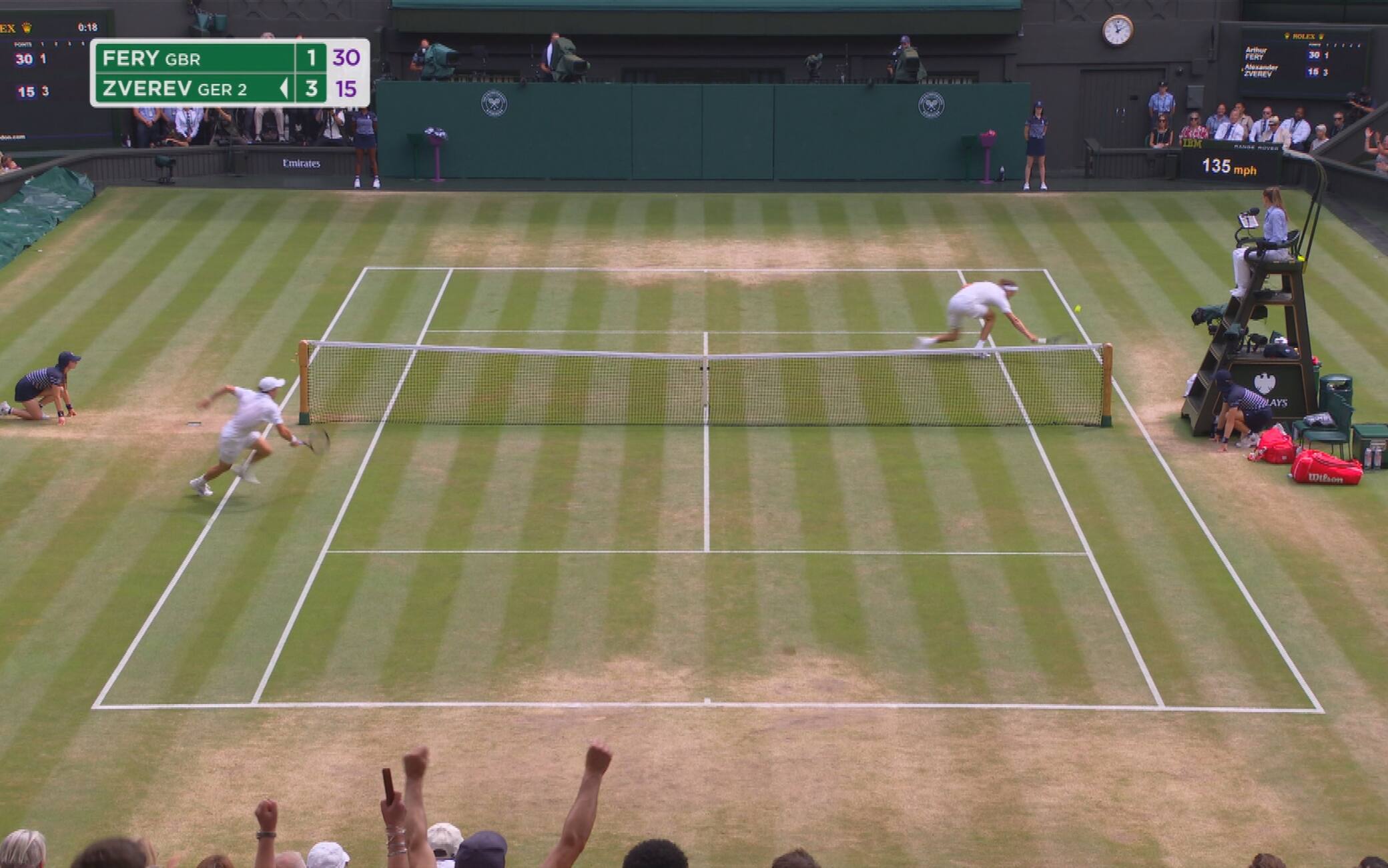 Fery, recupero magico contro Zverev a Wimbledon. Ljubicic: "Incredibile..."