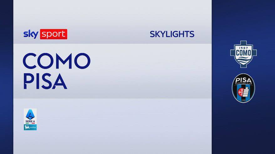 Como-Pisa 5-0: gol e highlights