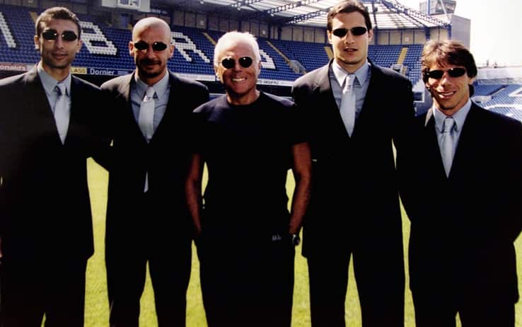 Di Matteo, Vialli, Giorgio Armani, Cudicini e Zola: il trionfo del "made in Italy" a Londra 