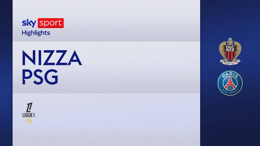 Nizza-Psg 0-4: gol e highlights