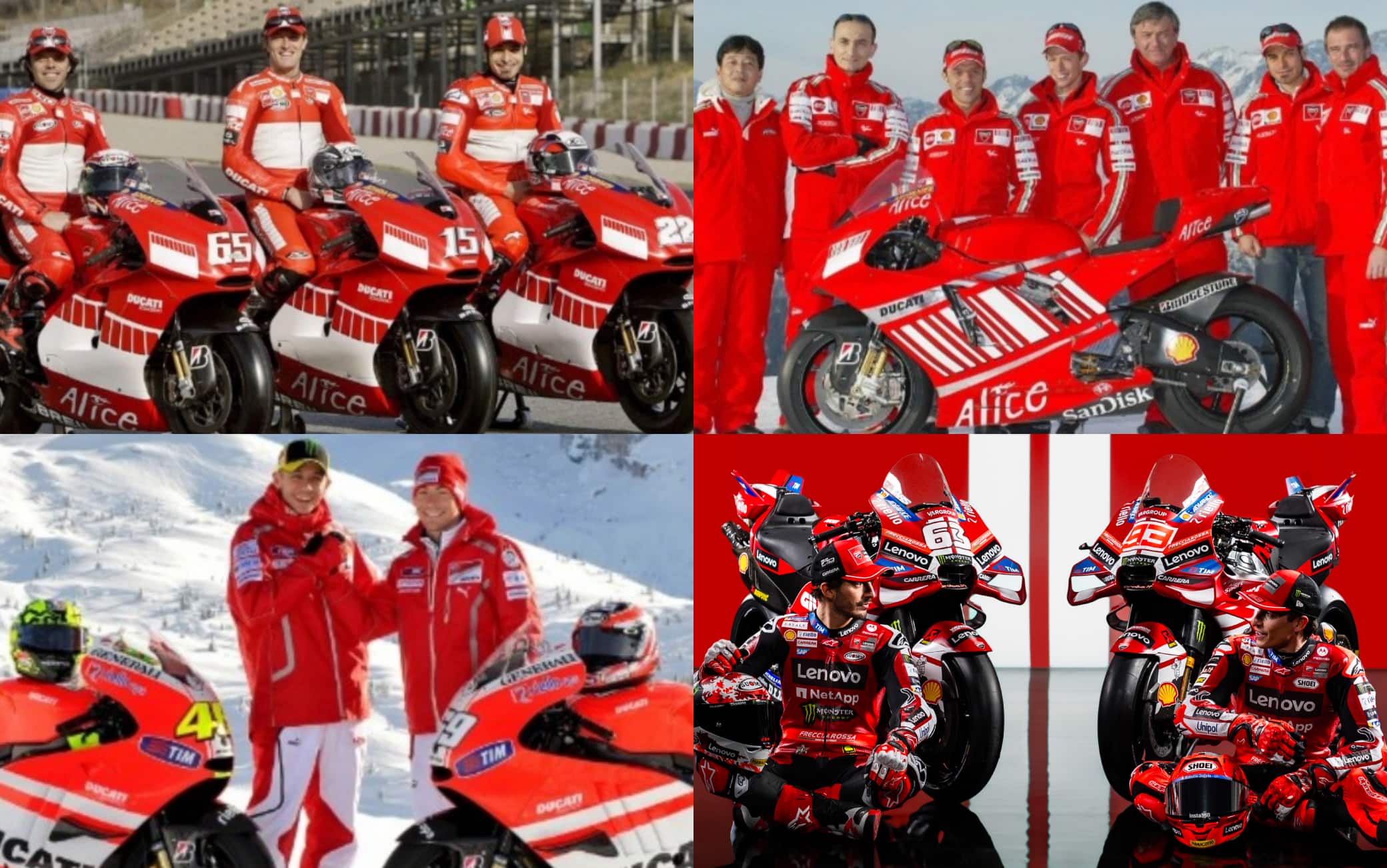 Ducati MotoGP, tutte le moto dal 2003 al 2026. FOTO