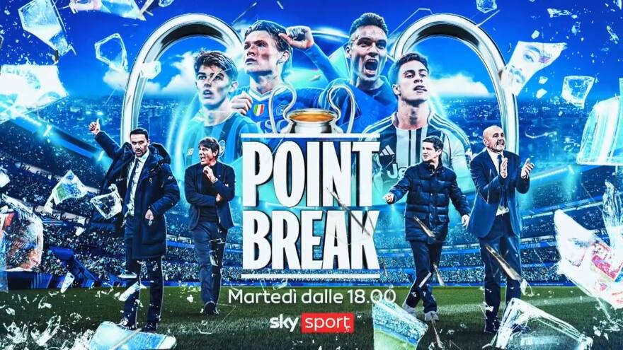 "Point Break", la copertina di Champions League su Sky