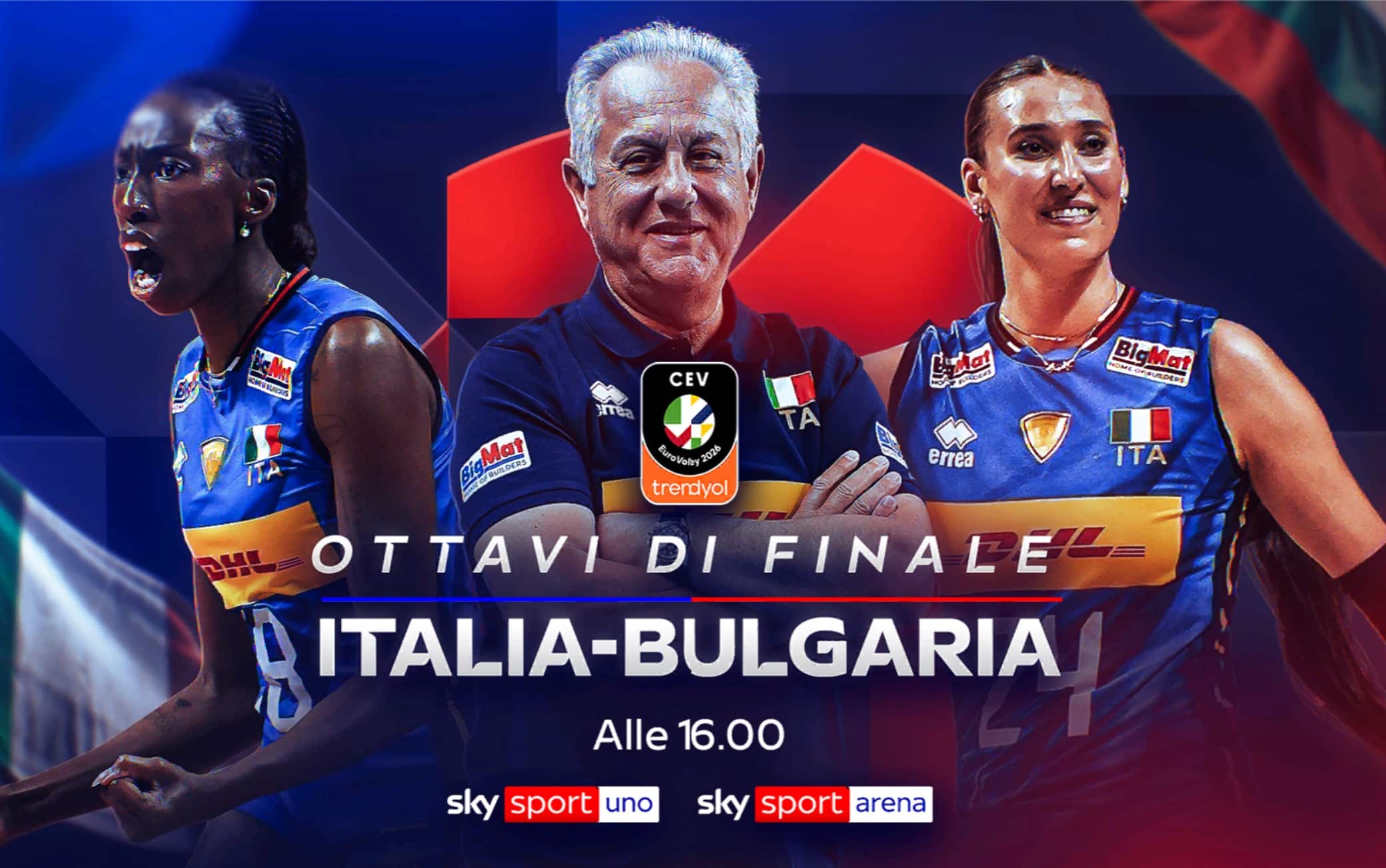 Italia-Bulgaria in tv e streaming: dove vedere la partita degli Europei di volley