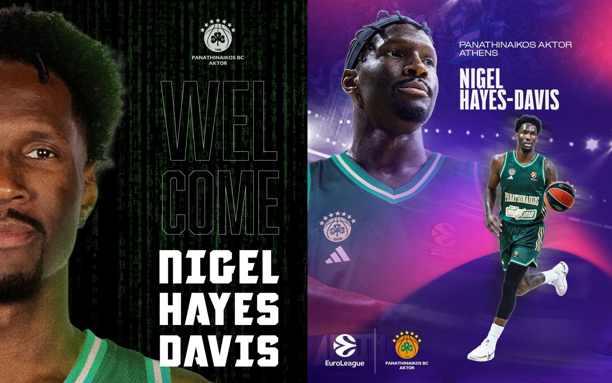 Mercato Eurolega, Nigel Hayes-Davis torna in Europa e firma col Panathinaikos
