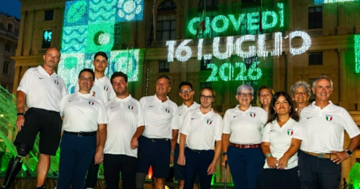 Players participating in the European Team Championship for Golfers with Disability.