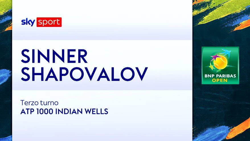 Sinner-Shapovalov: highlights Atp Indian Wells. VIDEO