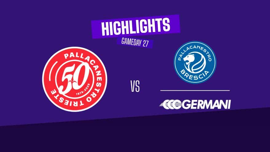 Trieste-Brescia 82-86: highlights Serie A