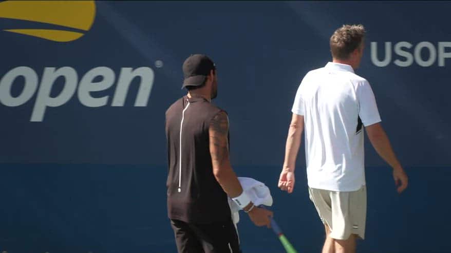 US Open, l'allenamento di Berrettini verso l'esordio
