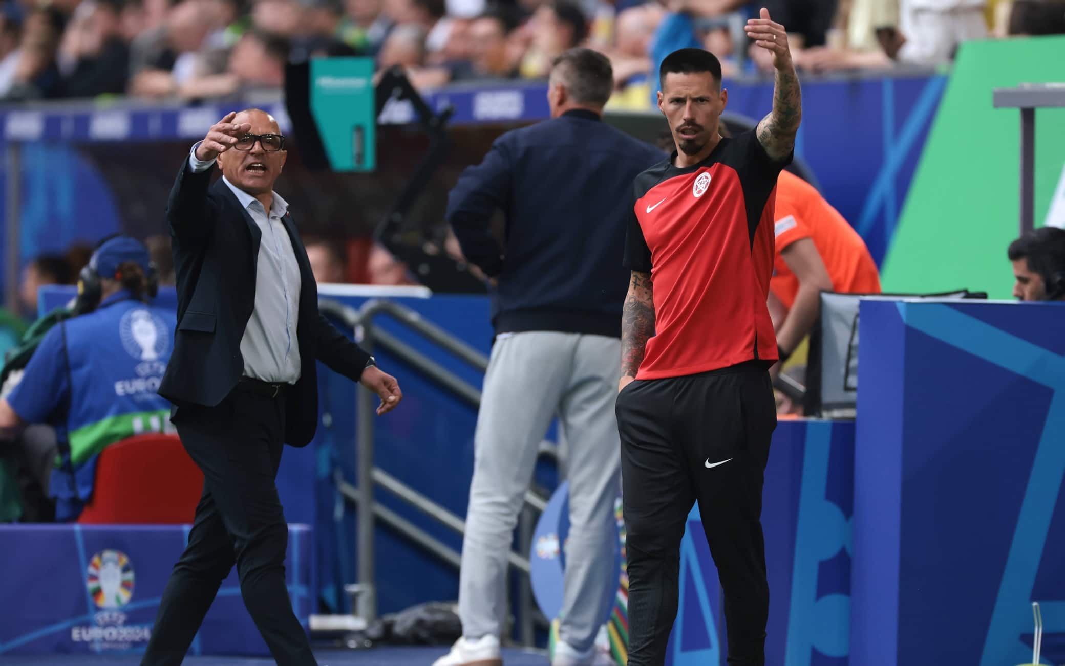 Calzona e Hamsik in panchina con la Slovacchia