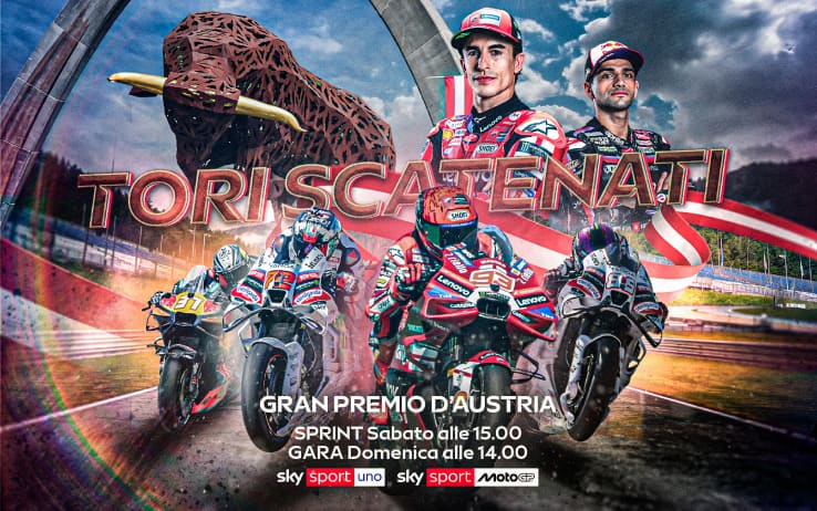 MotoGP, orari GP Austria: dove vedere la gara a Spielberg in tv e streaming su Sky e NOW