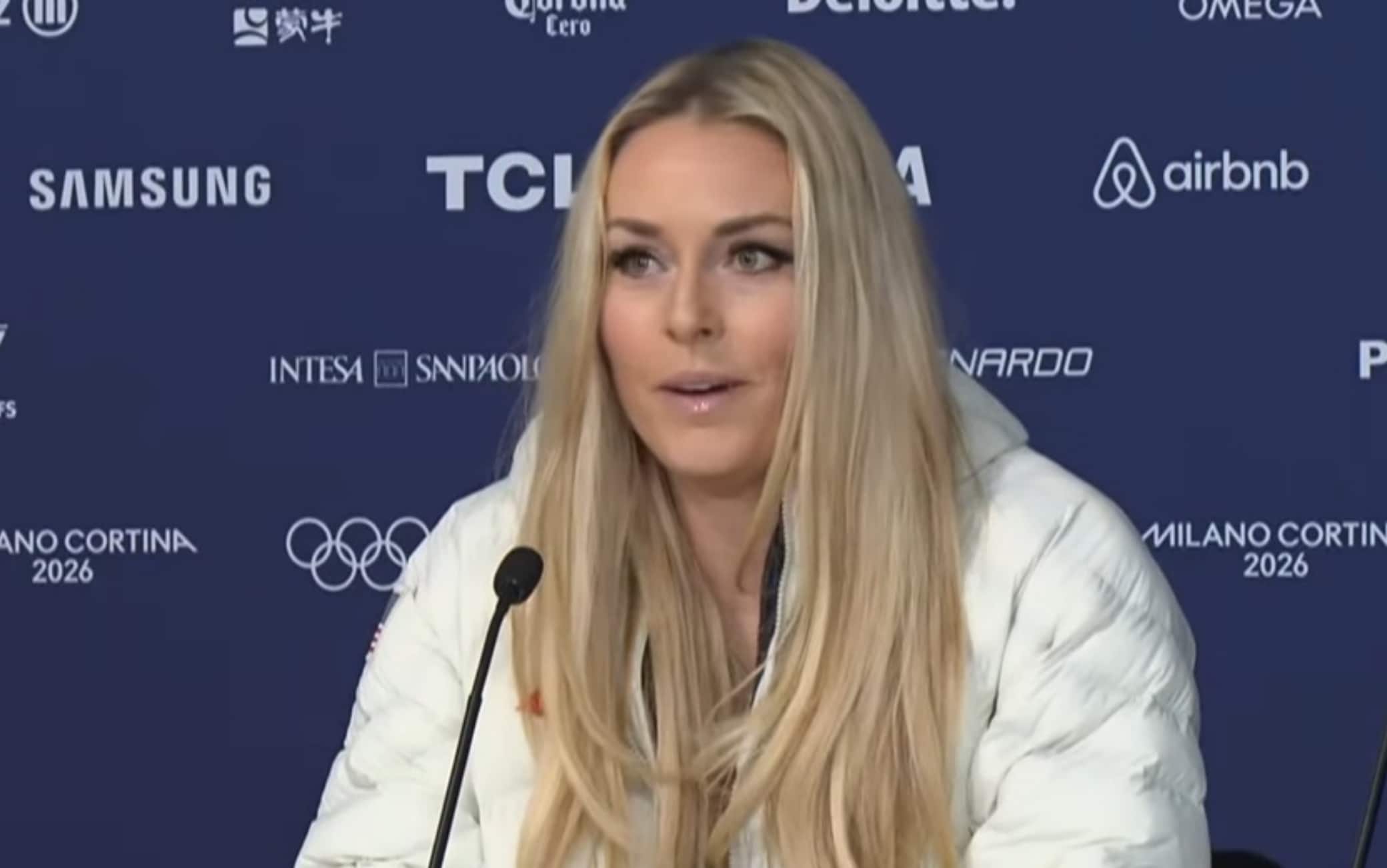 Vonn in conferenza stampa