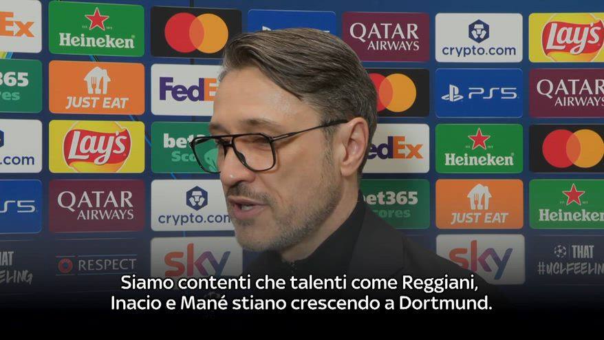 Kovac: "Contenti di talenti come Reggiani"