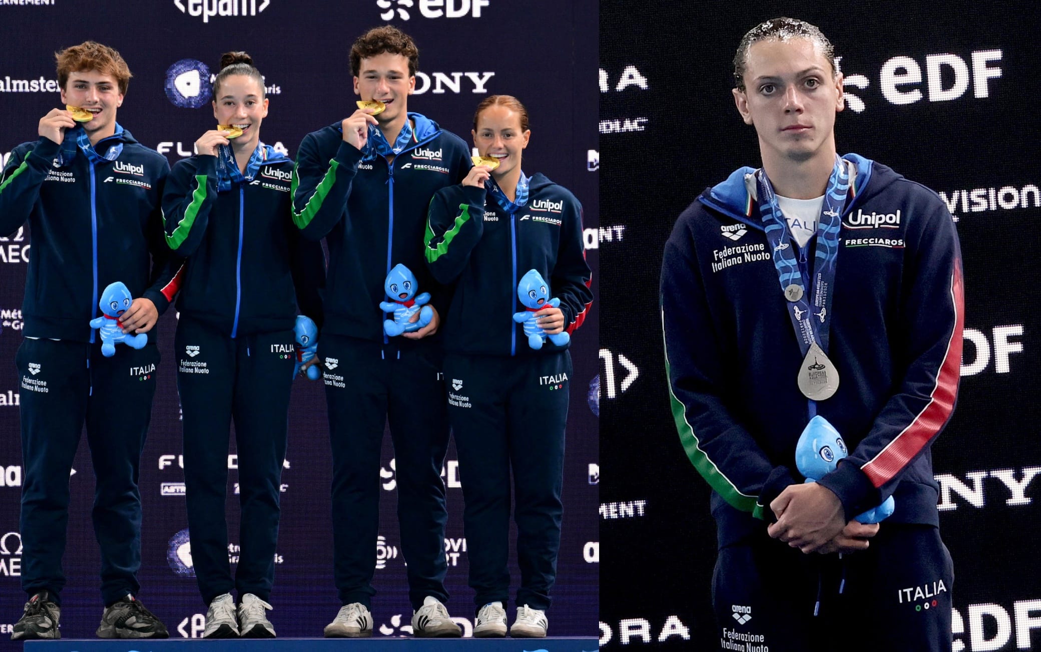 Italia agli Europei di nuoto di Parigi: tutte le medaglie vinte dagli azzurri