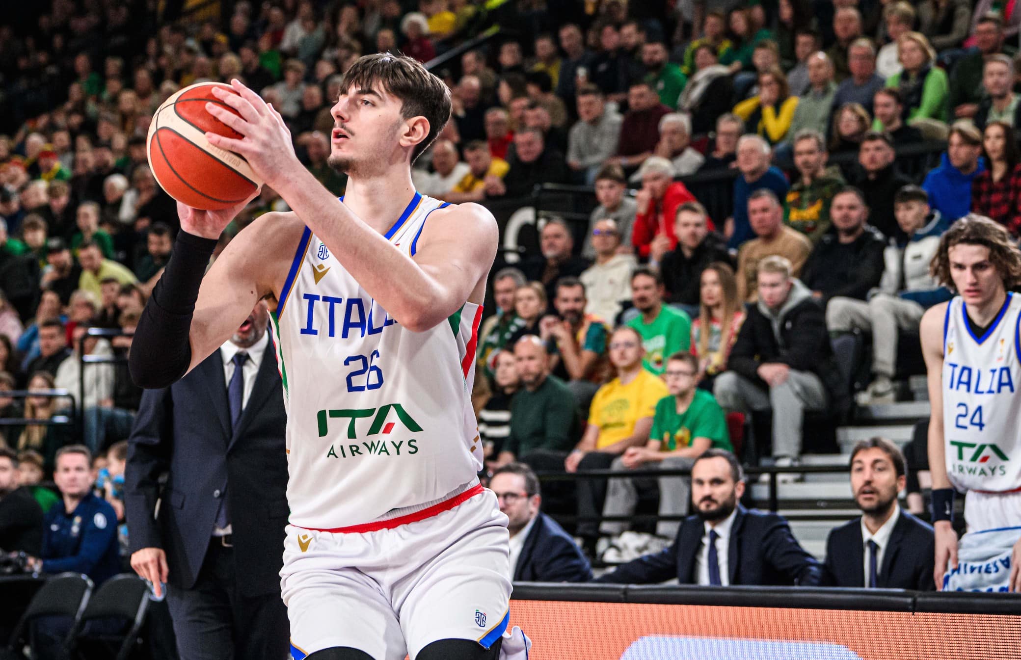 Draft NBA, Luigi Suigo sale alla scelta numero 20 in un Mock Draft di rilievo