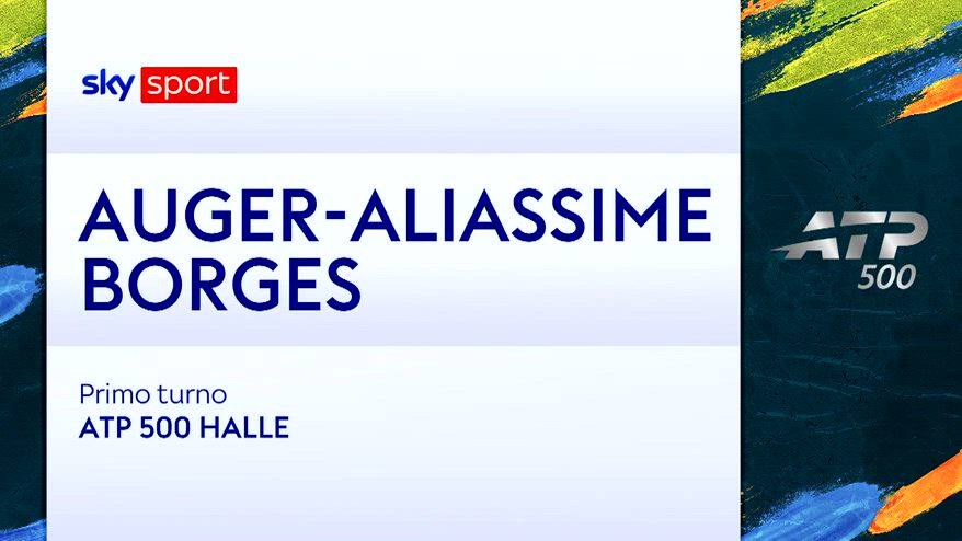 Auger Aliassime-Borges: highlights Atp Halle. VIDEO