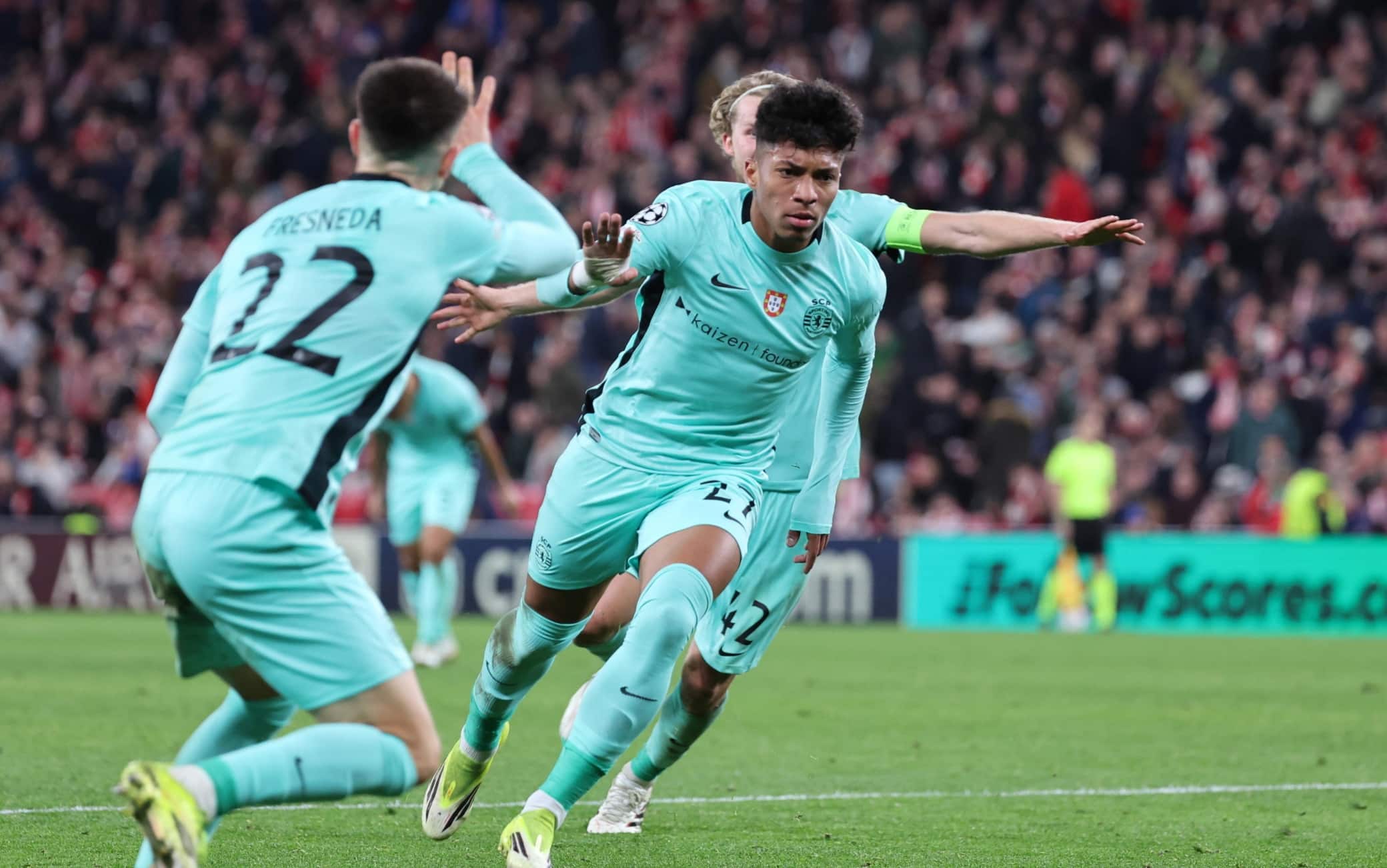 Alisson Santos, il gol qualificazione in Athletic Bilbao-Sporting 2-3. VIDEO