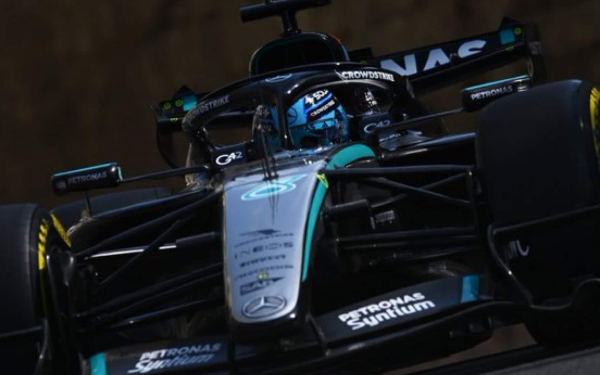 F1, il giro della pole di Russell al GP dell'Azerbaijan di Baku