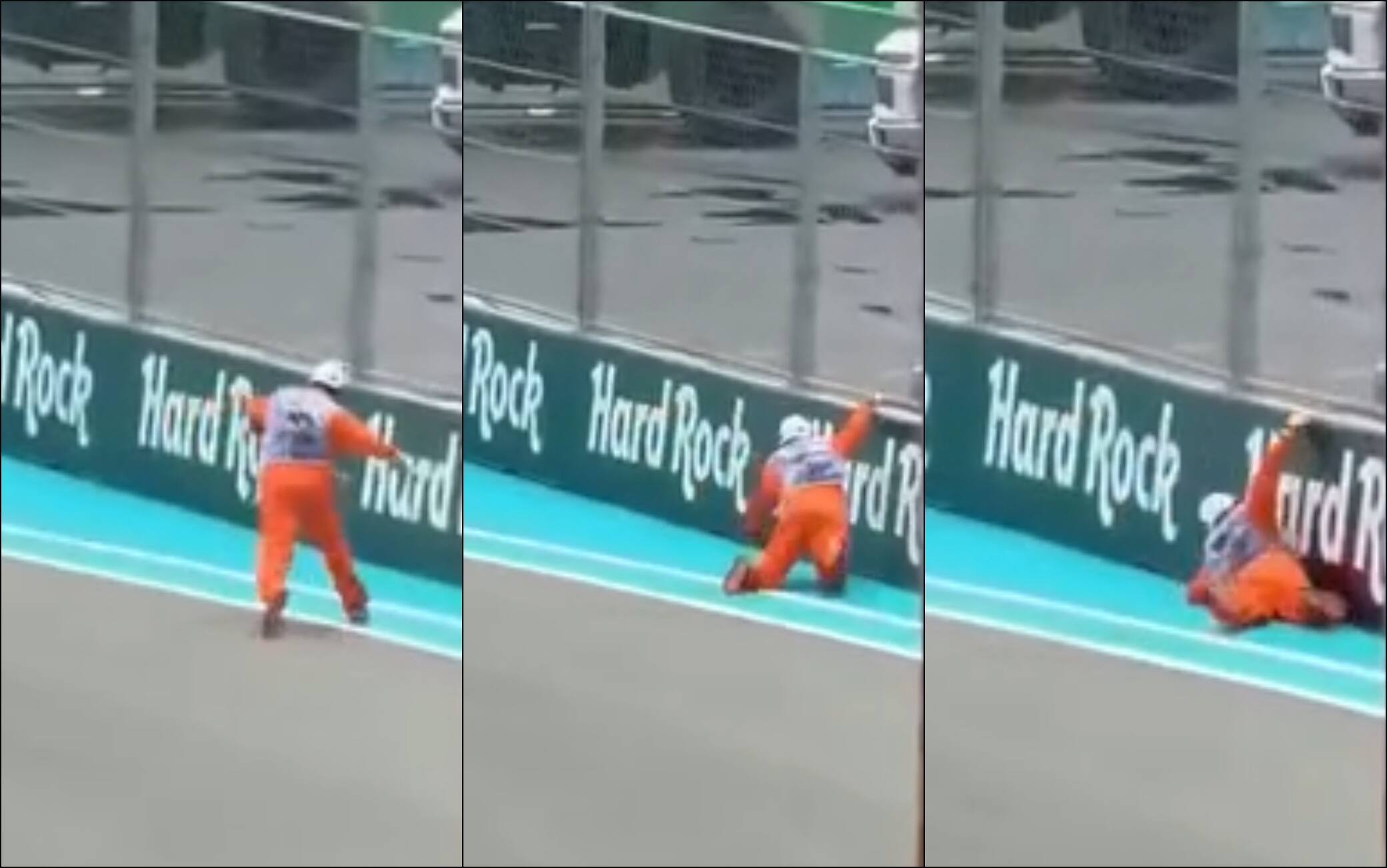 F1 a Miami: il commissario di gara va a muro! Ecco cosa è successo