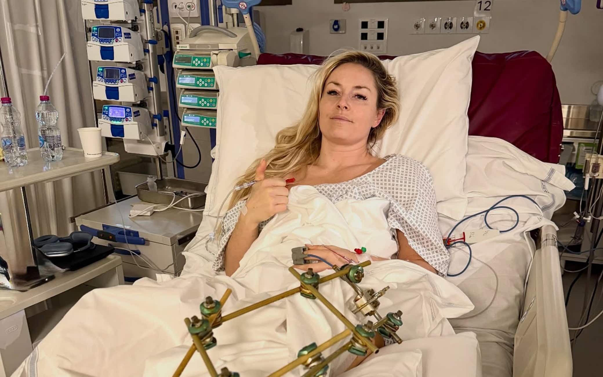 Lindsey Vonn dopo l'operazione: "Intervento ok, torno negli Stati Uniti"