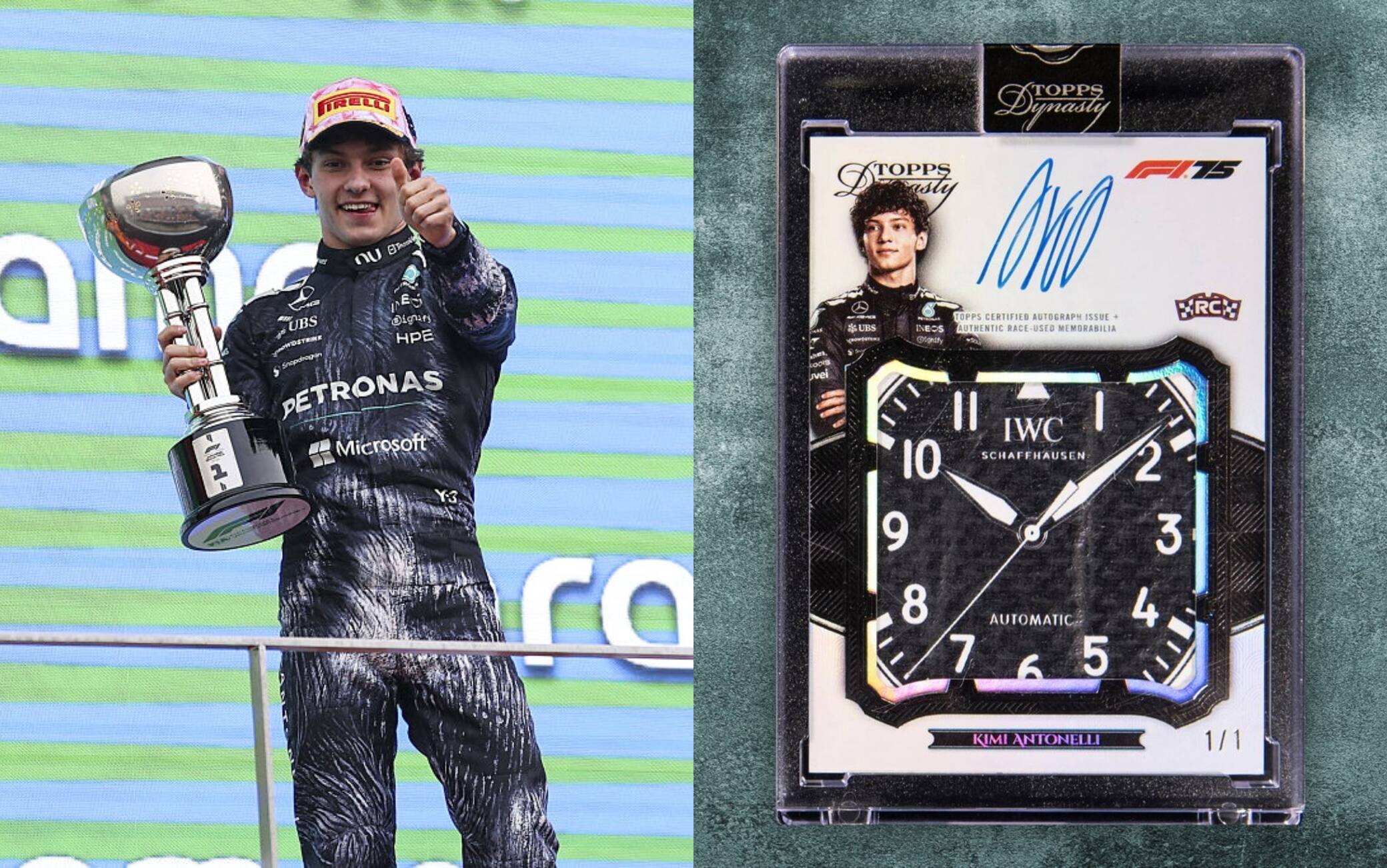 F1, Kimi Antonelli venduta all'asta card autografata per 200mila dollari