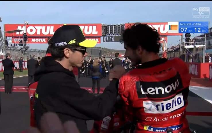 MotoGP, GP Valencia, Valentino Rossi Pecco Bagnaia