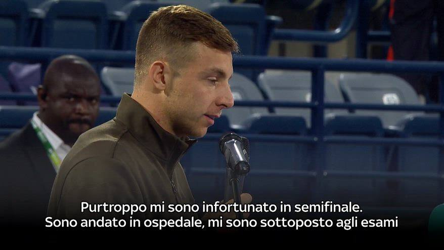 Griekspoor: "Il mio infortunio non è banale"