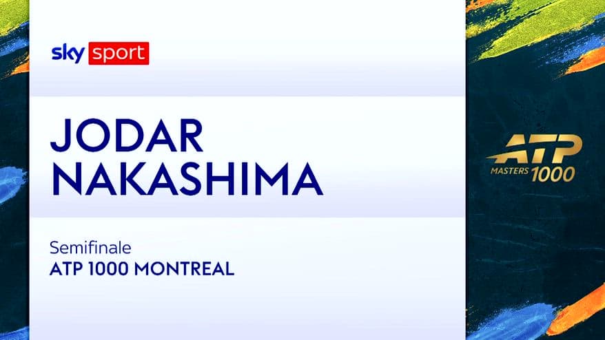 Jodar-Nakashima: highlights Atp Montreal. VIDEO