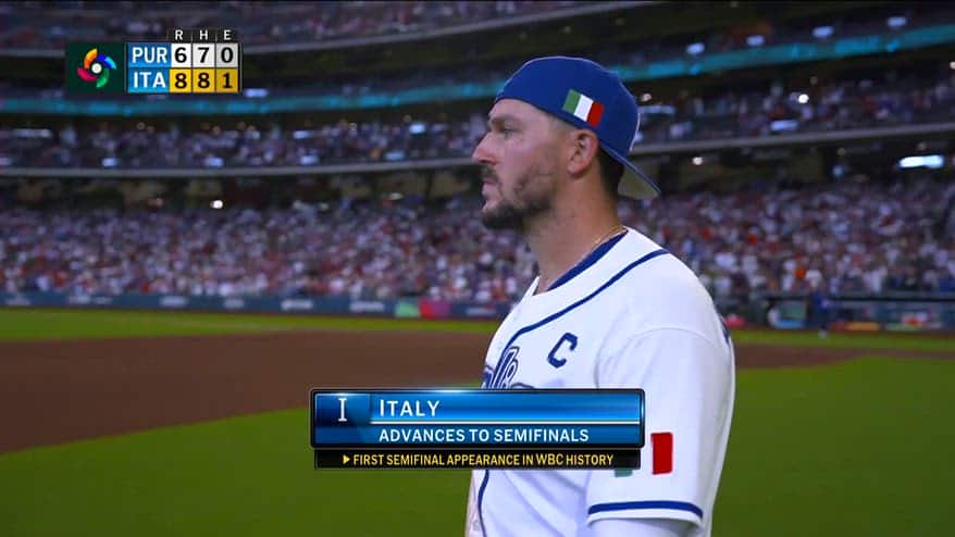 Italia in semifinale al World Baseball Classic: le news