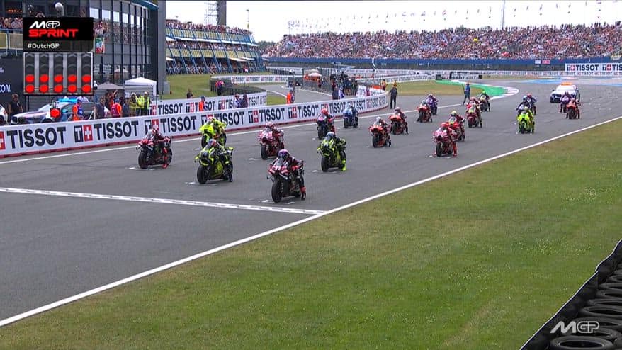 Gp Assen, la partenza della Sprint Race