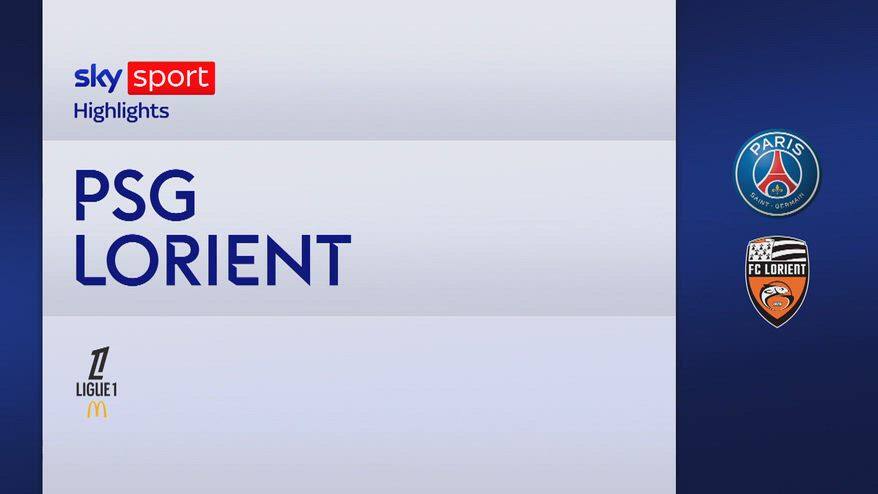 Psg-Lorient 2-2: gol e highlights