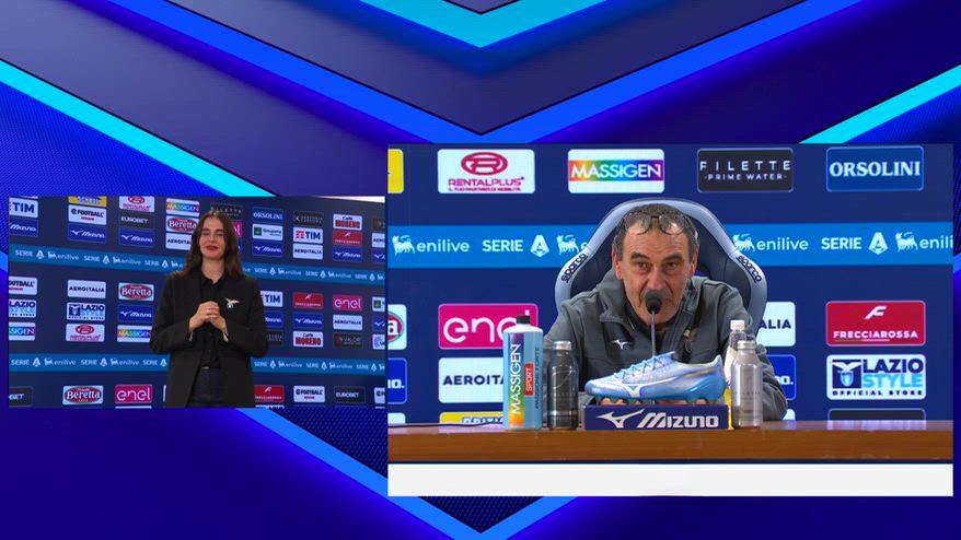 Sarri: "Clima all'Olimpico bellissimo e da ricordare"