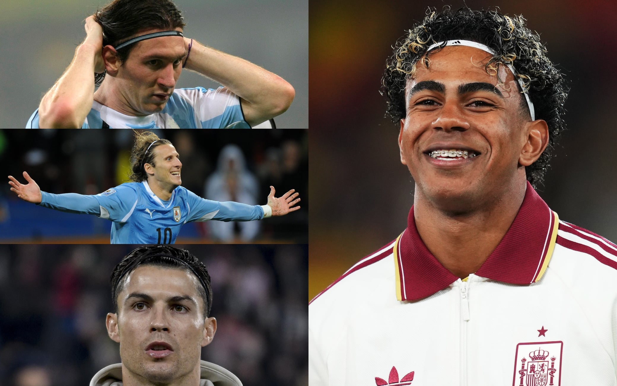 Yamal con la "fascetta": i look dei calciatori