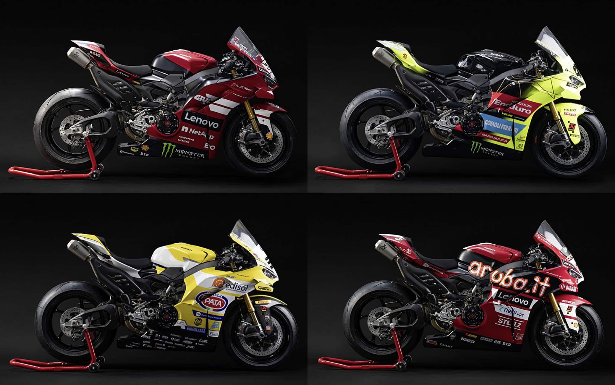Race of Champions, le Ducati Panigale V4 che saranno in pista a Misano. FOTO