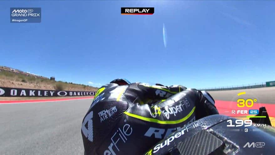 Raul Fernandez si ritira ad Aragon: problemi per l'Aprilia