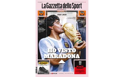 La Gazzetta Dello Sport – Spécial Maradona – 25-26 Novembre – Magazine Avec Images Hommage