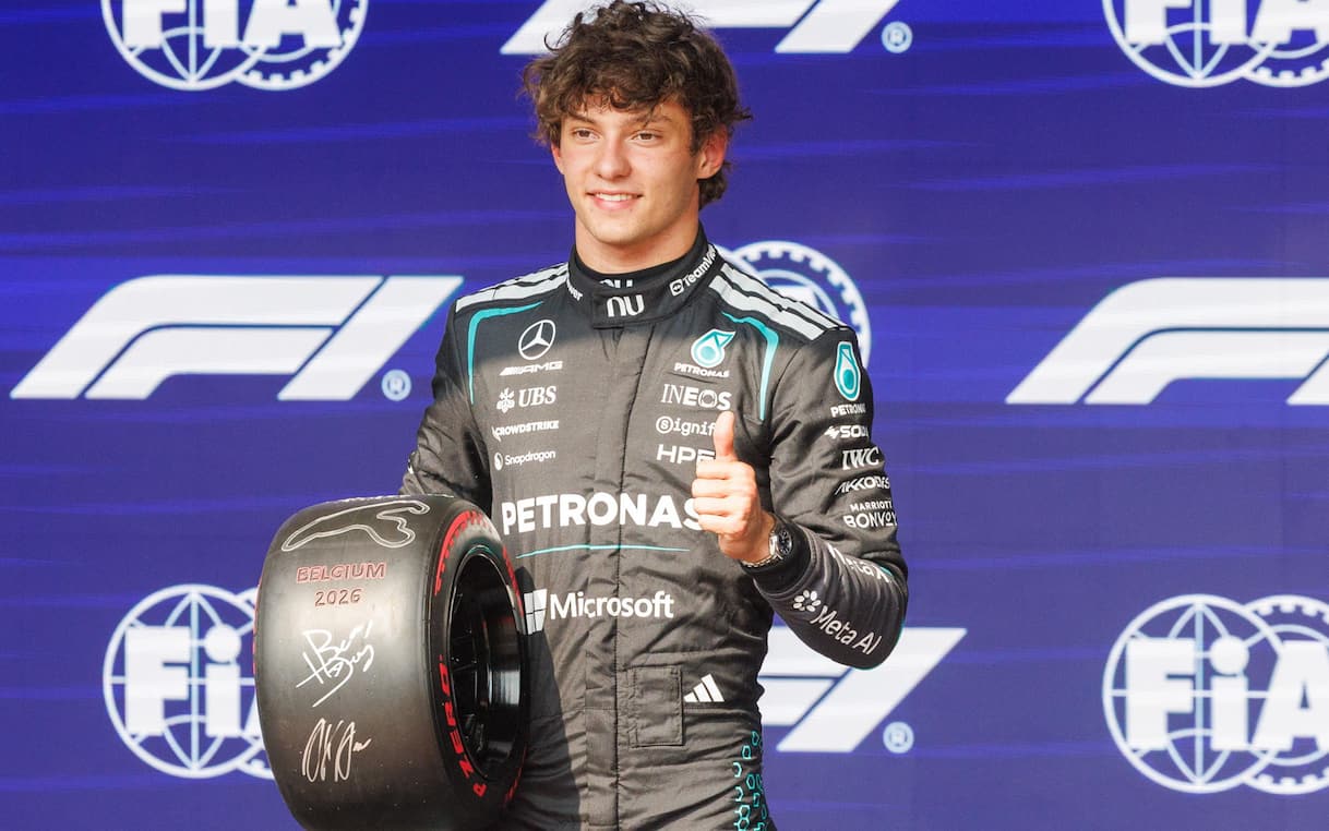 Kimi Antonelli conquista la pole position a Spa: le sue parole