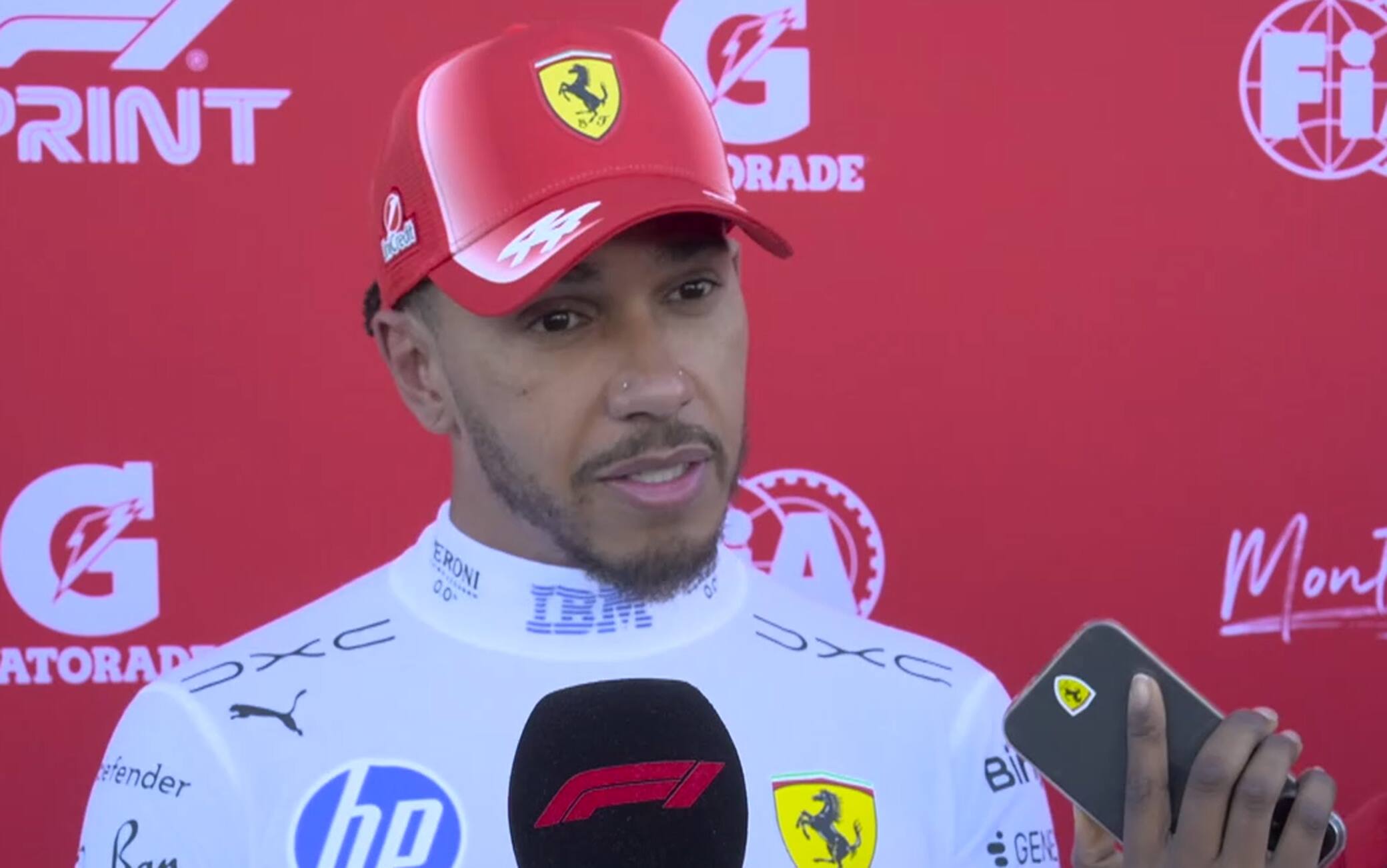 Hamilton: "Stabilità e bilanciamento: mi sono divertito con questa Ferrari". VIDEO