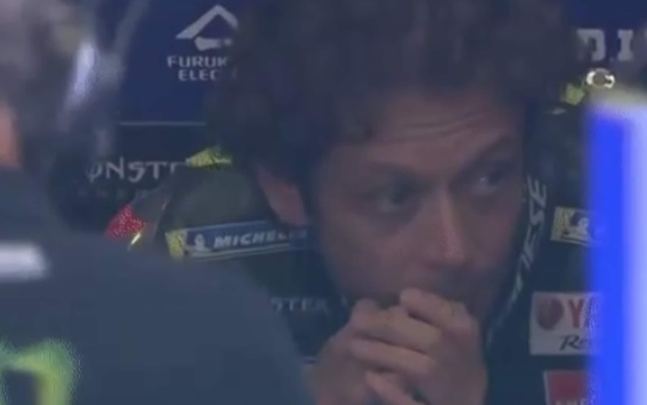 rossi incidente