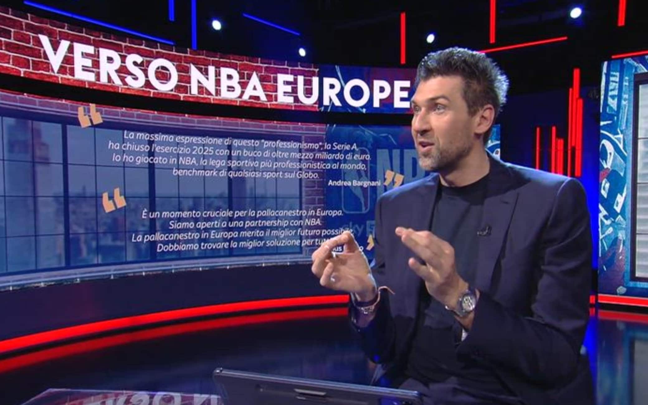 NBA Europe, Bargnani a Sky: "NBA vede un potenziale in Europa che noi non vediamo". VIDEO