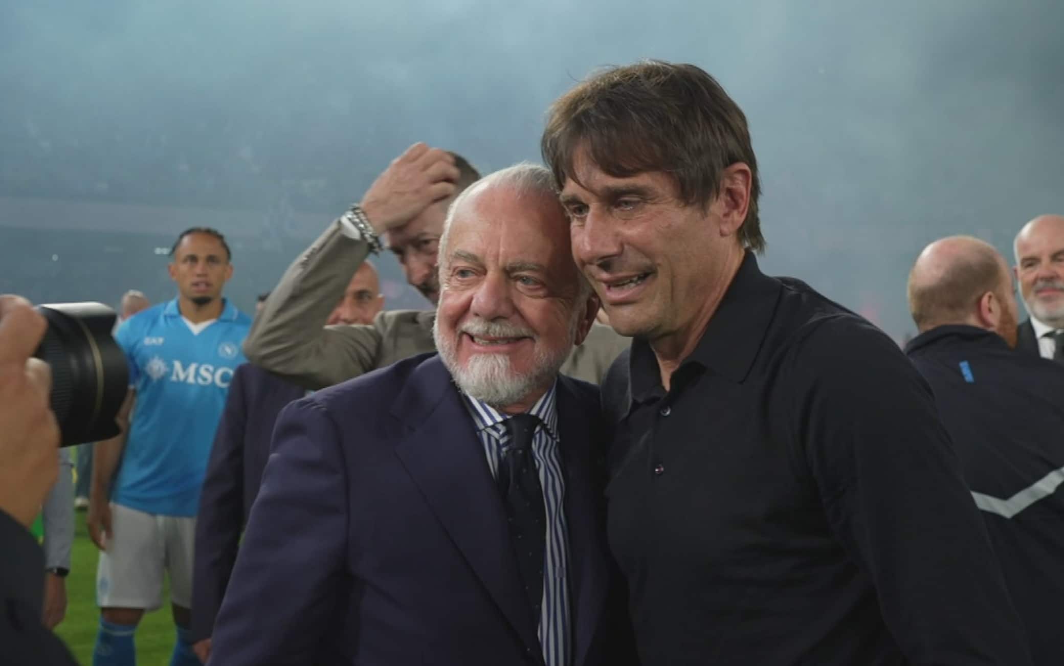 De Laurentiis: "Conte Ct dell'Italia? Se me lo chiede lo libero. Malagò l'uomo giusto"