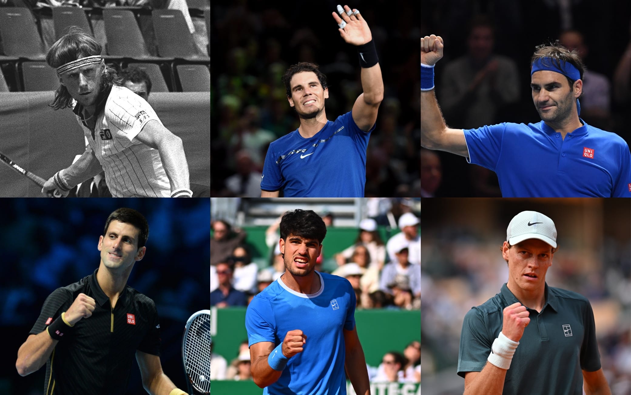 Ranking ATP, tutti i giocatori numero 1 della storia