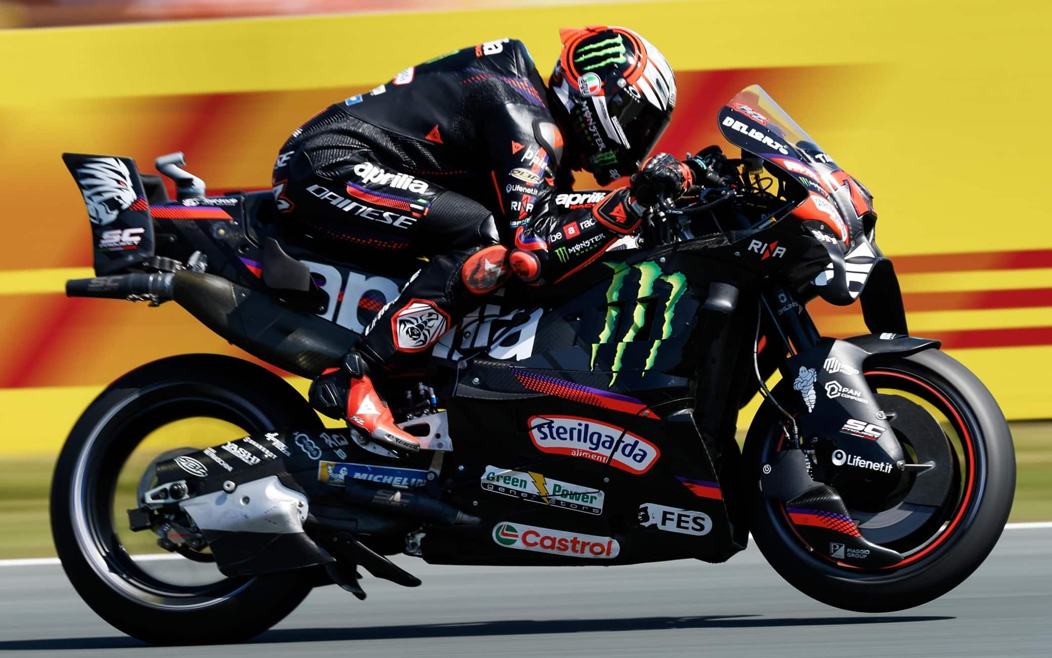 MotoGP in Olanda (Assen): Bezzecchi il più veloce nel Warm up, 3° Bagnaia, 11° Martin
