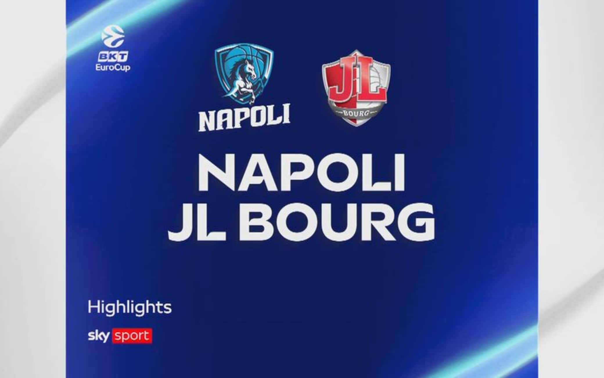 Eurocup, Napoli-Bourg en Bresse 84-76: gli highlights