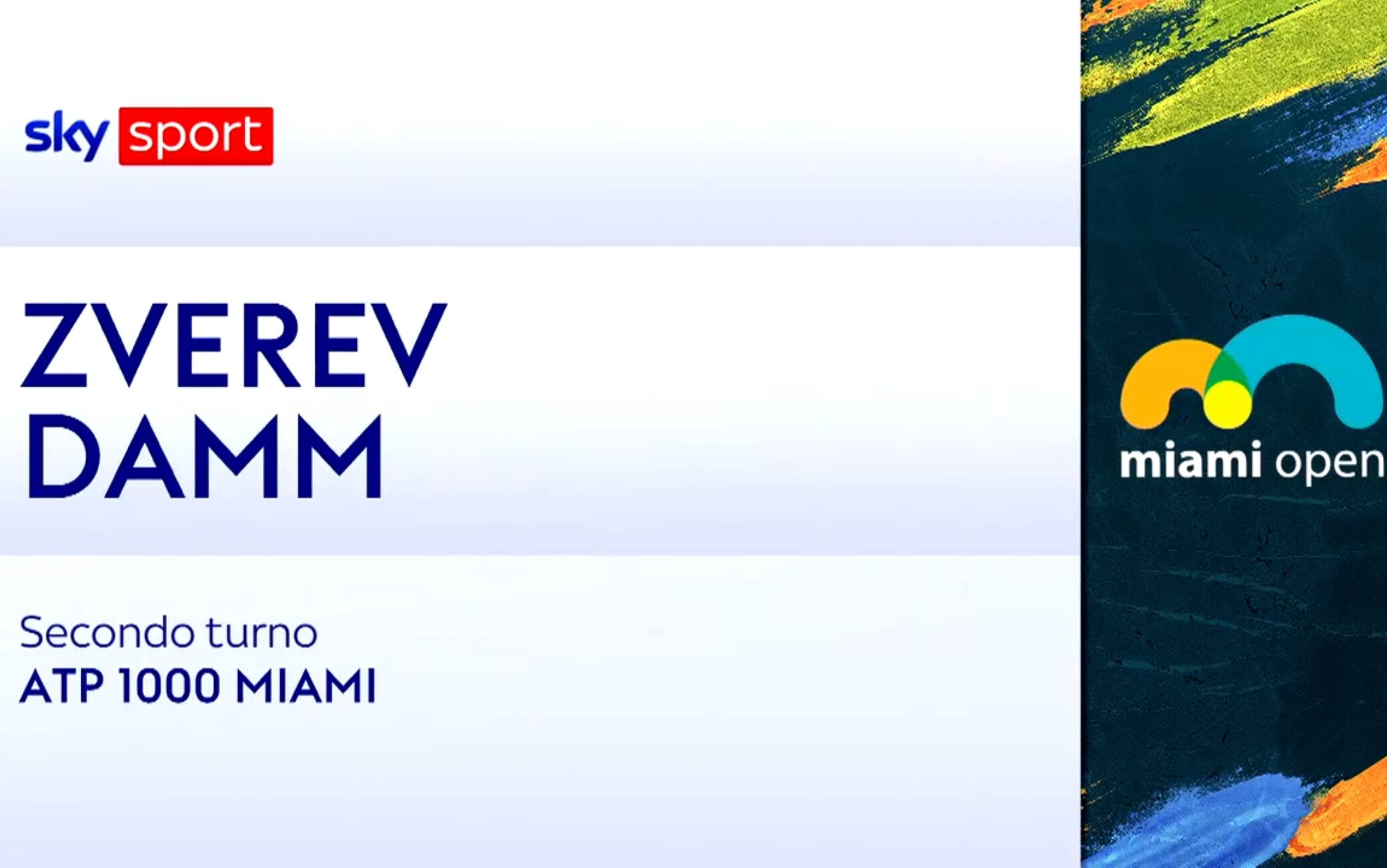 Zverev-Damm: highlights Atp Miami