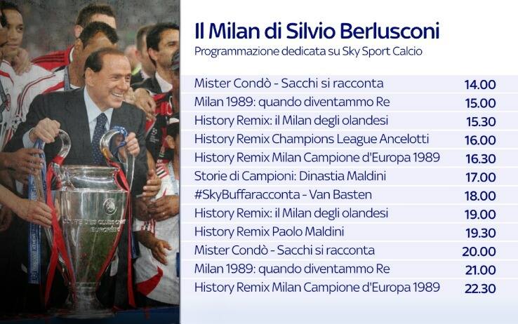 Programmazione dedicata per Berlusconi