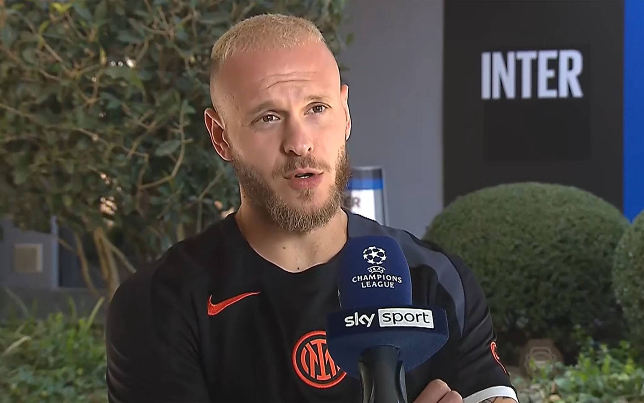Inter-Bodo Glimt, Dimarco: "Abbiamo l'obbligo di rimontare. Scudetto? Non siamo vicini"