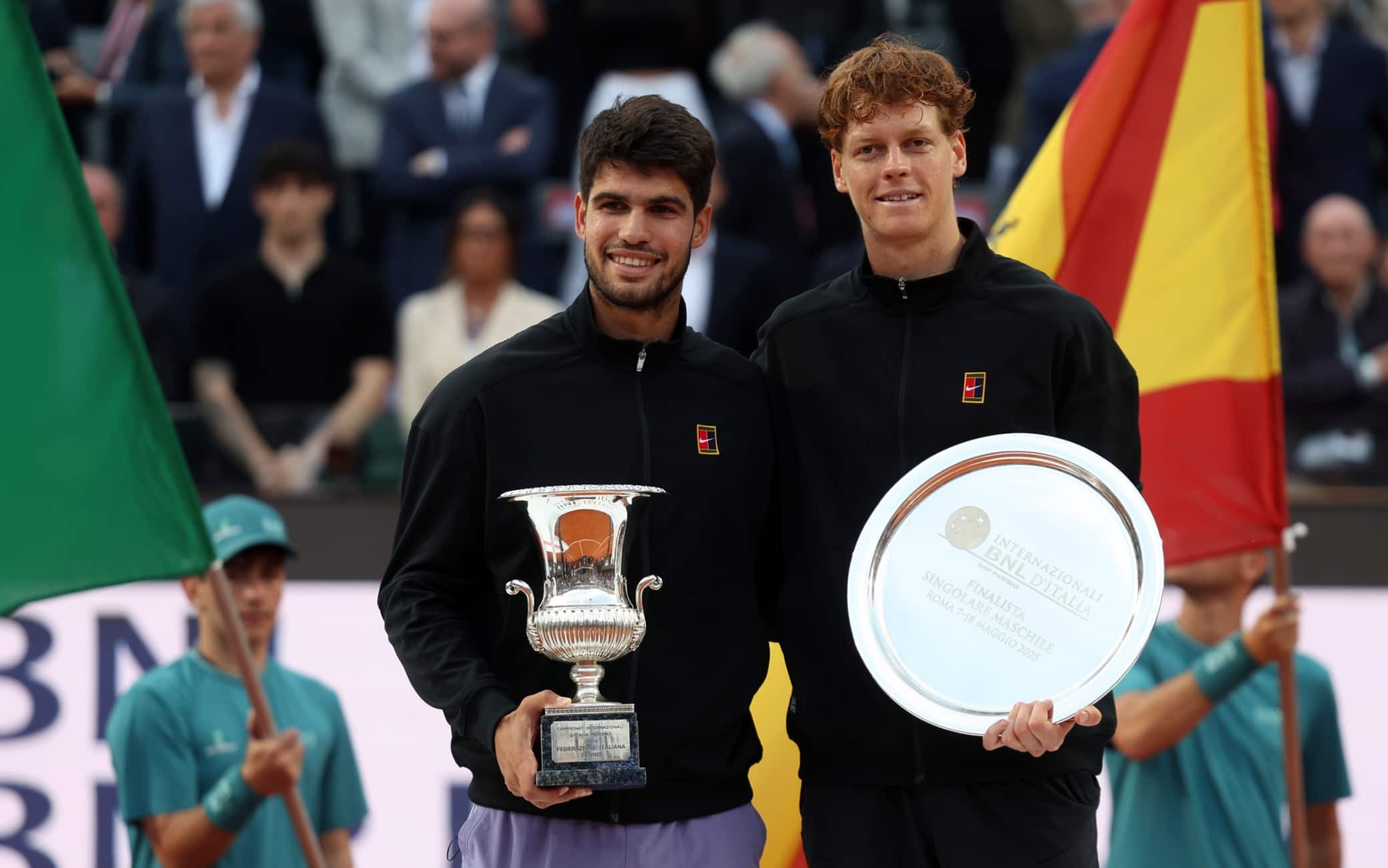 Atp Roma, l'entry list: con Alcaraz e Sinner anche altri quattro italiani in tabellone
