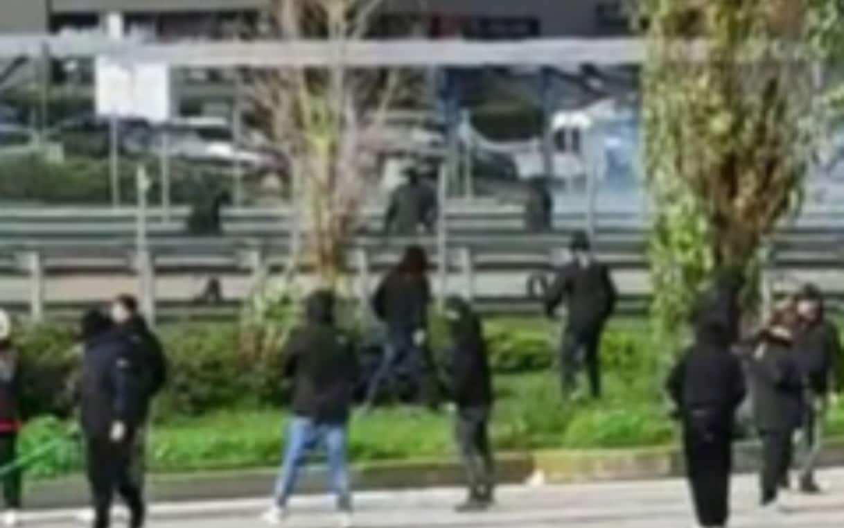 Stadio con settore ospiti vuoto per trasferte vietate tifosi