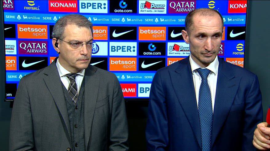 Chiellini e Comolli: "Non si può parlare di calcio"